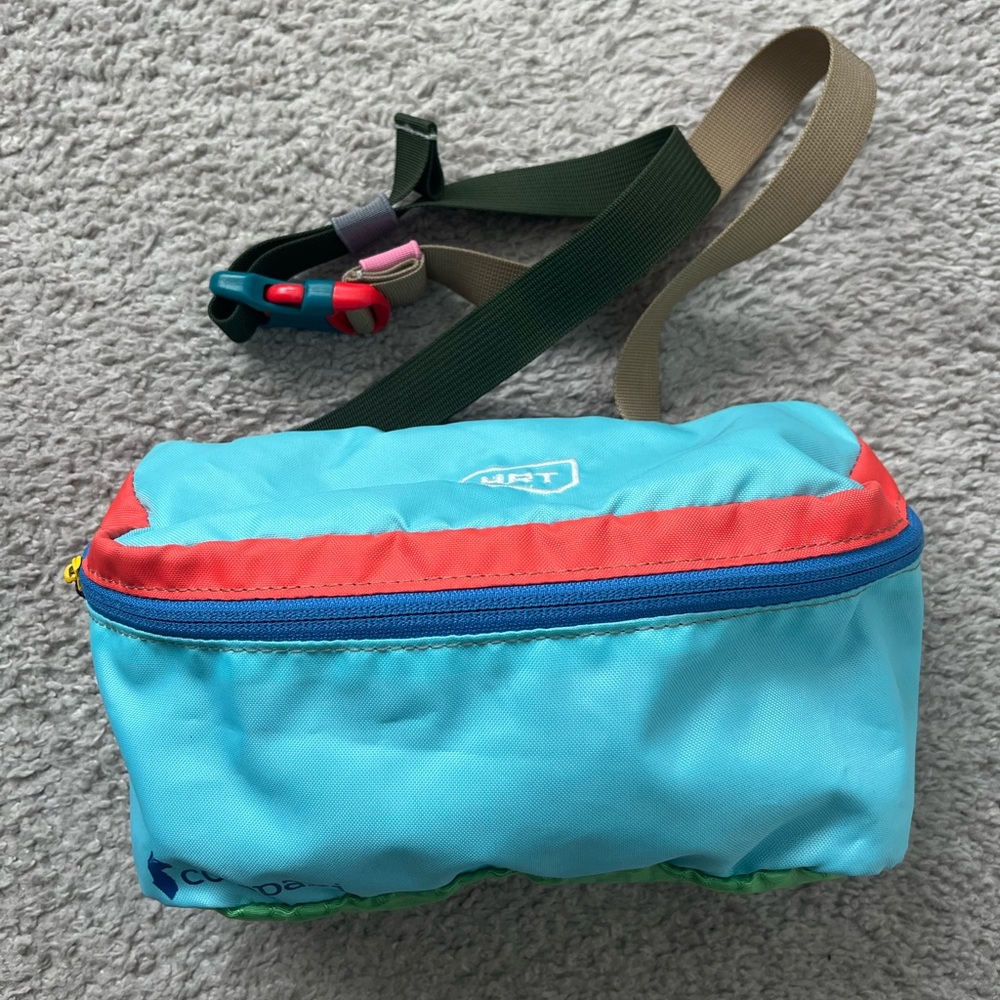HRT-Buckled-Belt bag Poly Color-block Rainbow